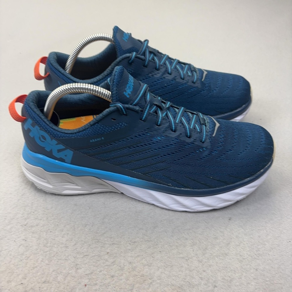 Hoka One One Arahi 4 Running Shoes Mens Size 9.5 Blue Stability Sneakers 1106473
